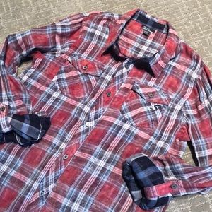 Silver Brand plaid shirt size XL